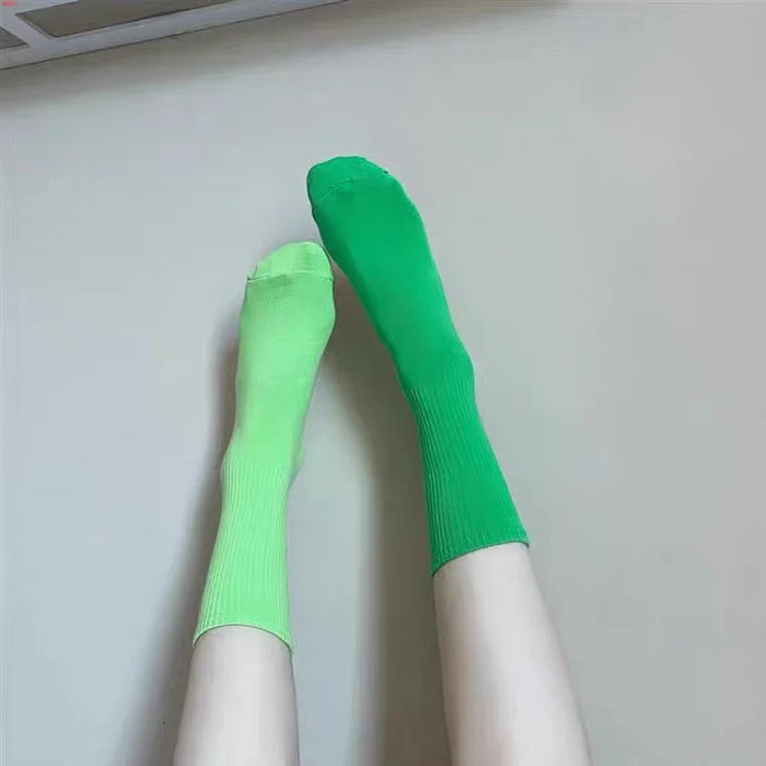 Colours Combed Cotton Skateboard  Unisex Sock