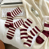 womens-cherry-color-trendy-striped-autumn-and-winter-new-mid-tube-socks-ankola-color-versatile-socks