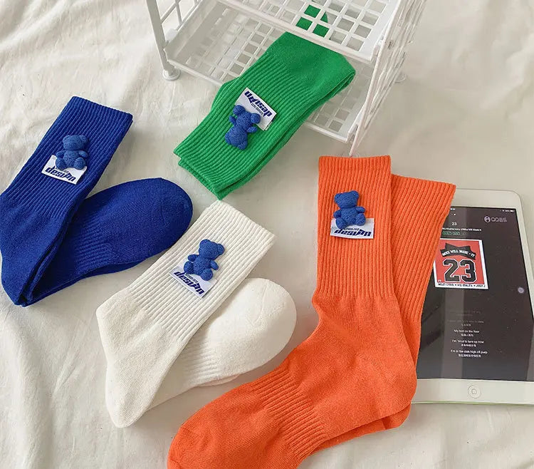 Blue Bear Socks Fun Sock