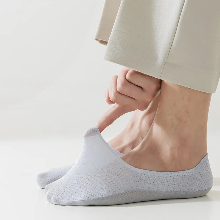 5P/ Men Non Slip Invisible Socks