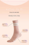 women-anti-skid-yoga-socks-grips-cotton-mid-tube-bottom-breathable-fitness-dance-barre-workout-pilates-socks-7-colors
