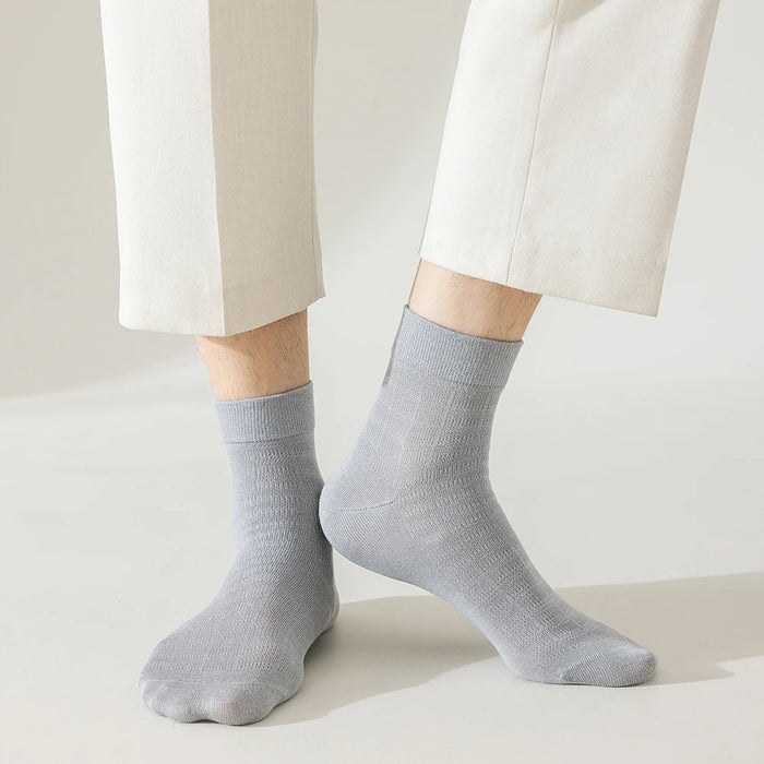 6 Pairs Men Summer Bamboo Fiber Socks