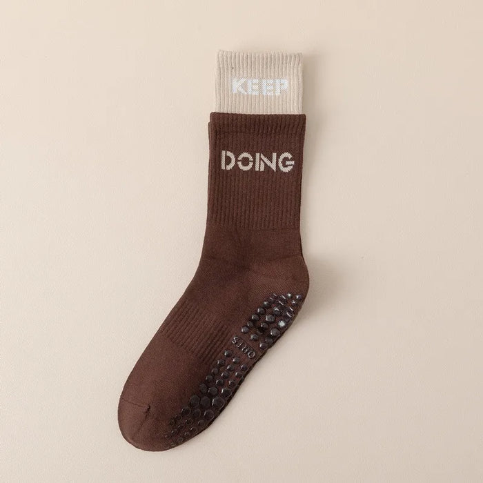 yoga-socks-womens-mid-calf-socks-fitness-sports-cotton-socks-long-tube-double-layer-socks-floor-non-slip-dance-socks