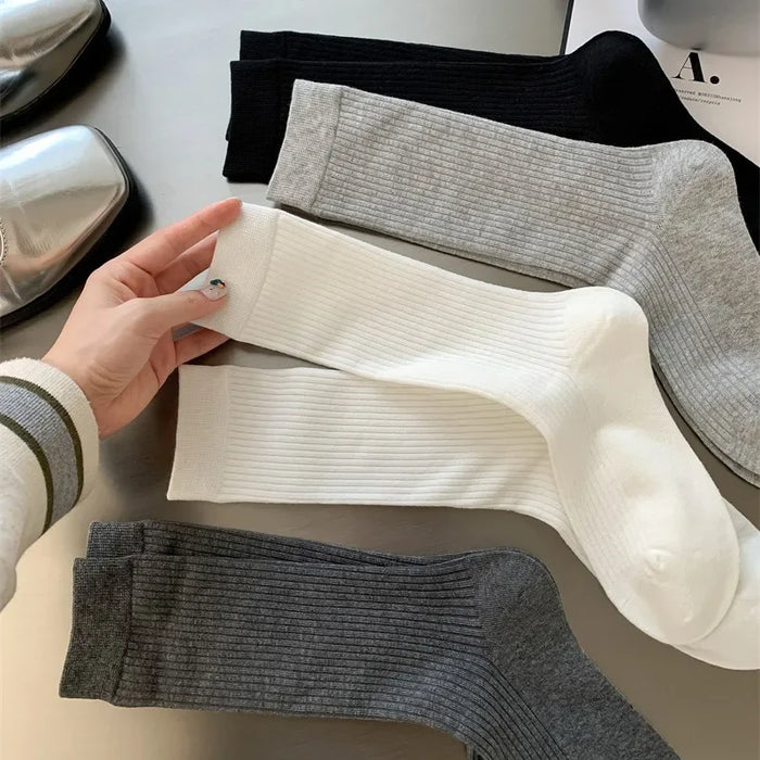 1/3 Pairs Korean Stripe Long Socks