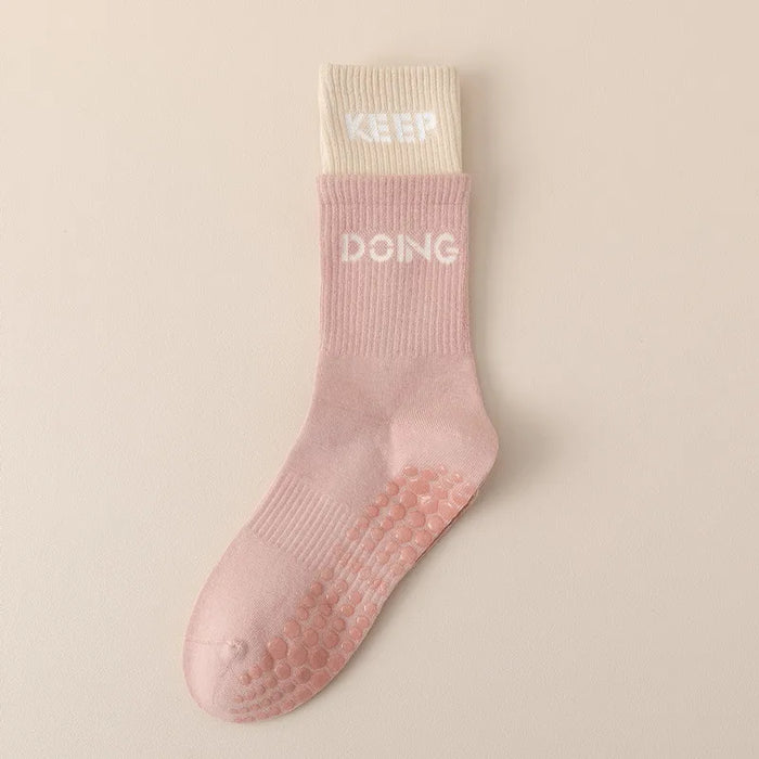 yoga-socks-womens-mid-calf-socks-fitness-sports-cotton-socks-long-tube-double-layer-socks-floor-non-slip-dance-socks