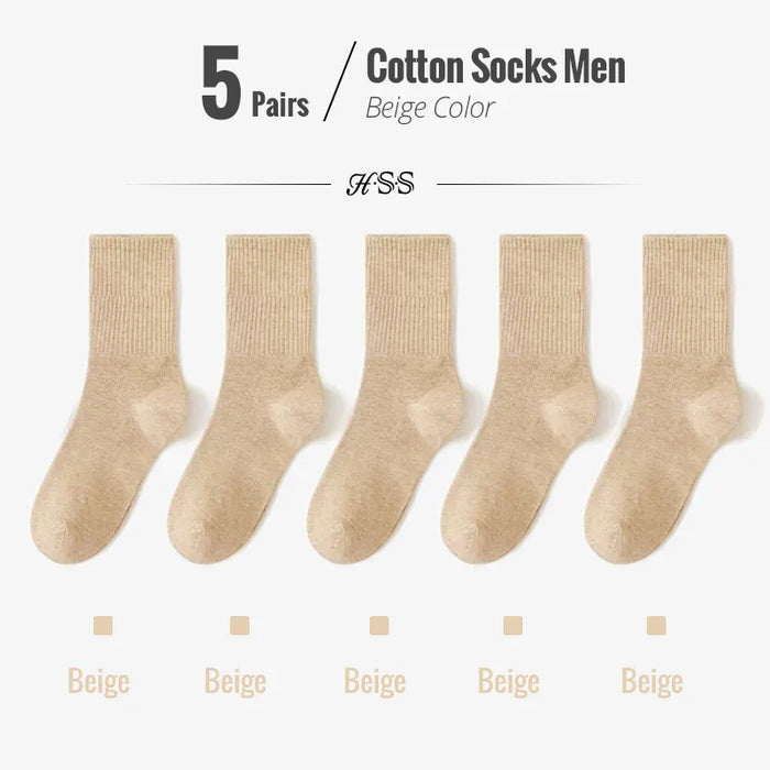 5-10-pairs-95-combed-cotton-socks-men-business-dress-long-socks-soft-breathable-spring-summer-colorful-sock-for-man-5pairs-lot