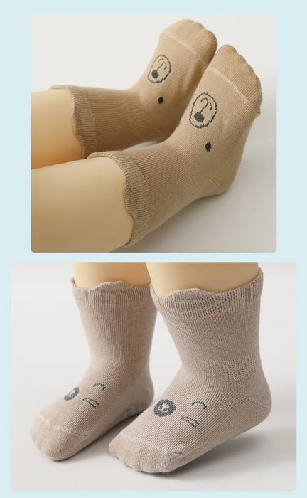 5-pairs-infant-newborn-baby-anti-slip-socks-5colored-bear-print-baby-girl-cotton-socks-solid-autumn-toddler-boys-knee-floor-sock