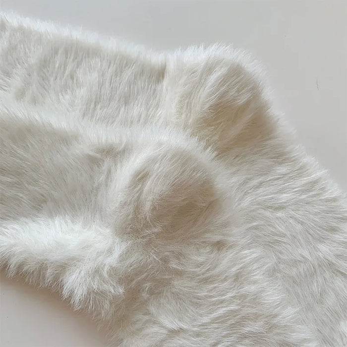 Mink Fleece Middle Tube Socks Men's Socks