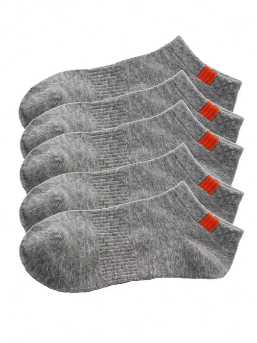 5 Pairs Low Tube Men Casual Socks