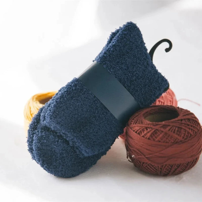 1/3pairs Men Coral Fleece Socks