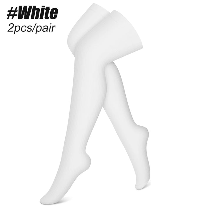 1Pair Compression Socks Knee High
