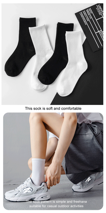 6/12 Pairs Middle Tube Socks For Men  Socks