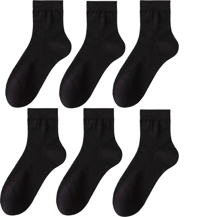 6 Pairs Men Summer Bamboo Fiber Socks