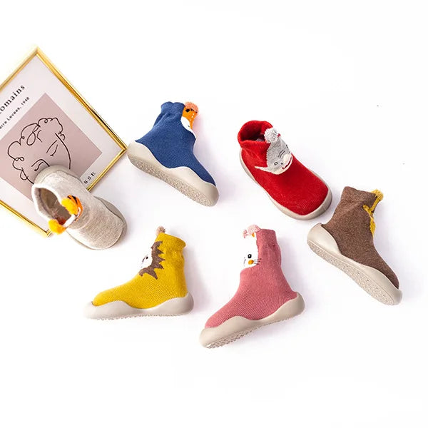 Multi-color Comfortable Floor Shoes Indoor and Outdoor Baby Walking Shoes
