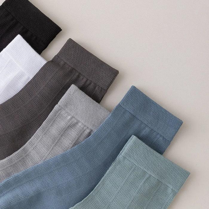 6 Pairs Men Summer Bamboo Fiber Socks