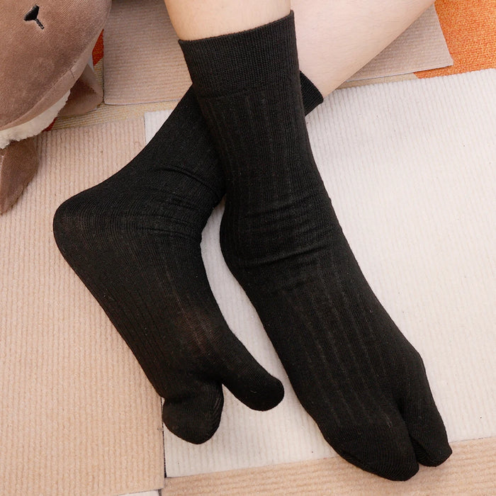 1/3 Pairs Japanese Tabi Toe Socks