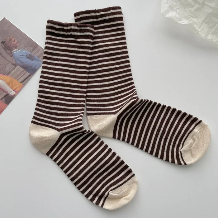 Retro Striped Socks
