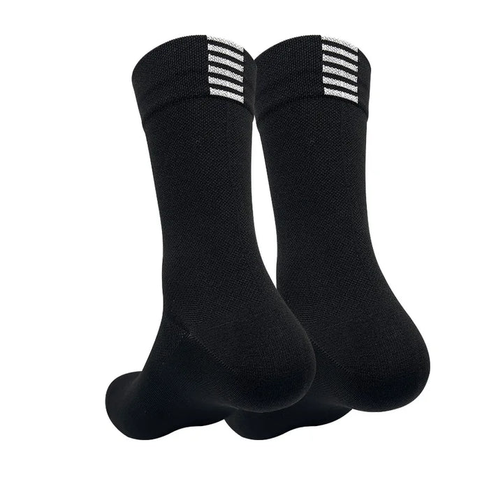 Cycling Socks Running Quick Dry Medium Cylinder
