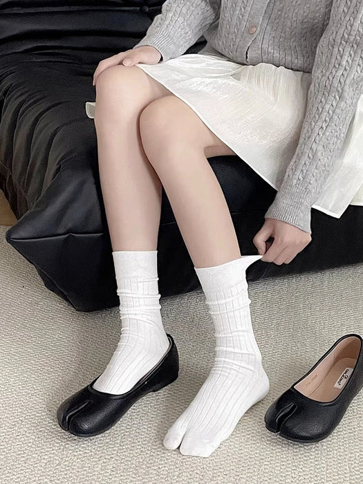 1/3 Pairs Japanese Tabi Toe Socks