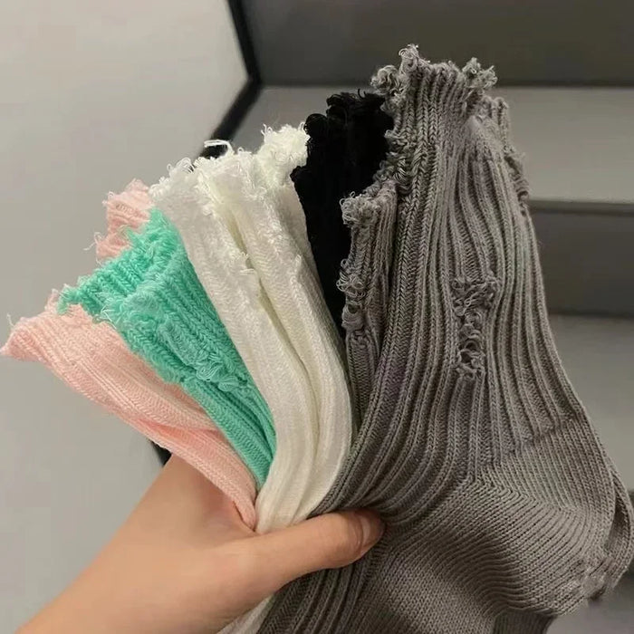 Women Ripped Socks