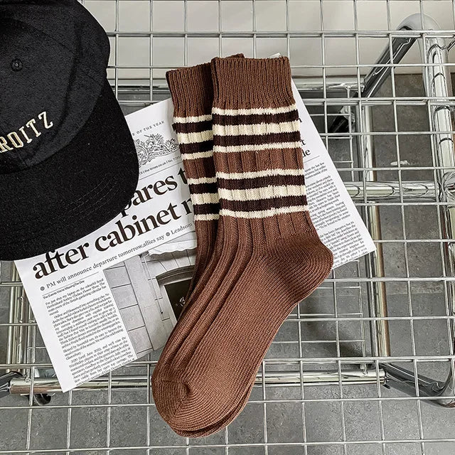Various Stylish Cotton Medium Tube Design Socks