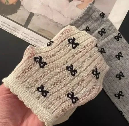Bow Loose Long Socks