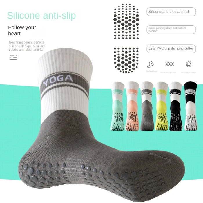 Yoga Socks for Women Nylon Pure Cotton Non slip