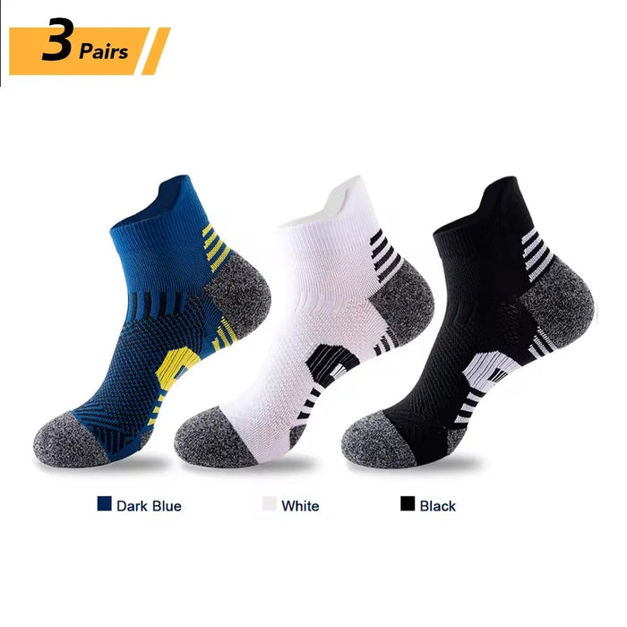 3/5Pairs Men's Sport Socks Breathable Outdoor Running