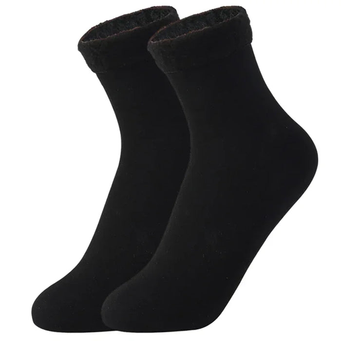 Winter Warm Women Socks Soft Thicken Thermal Plush Socks Girls