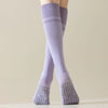 2-pairs-grip-pilates-socks-women-non-slip-yoga-fitness-calf-compression-socks-high-quality-cotton-running-sports-socks-ladies