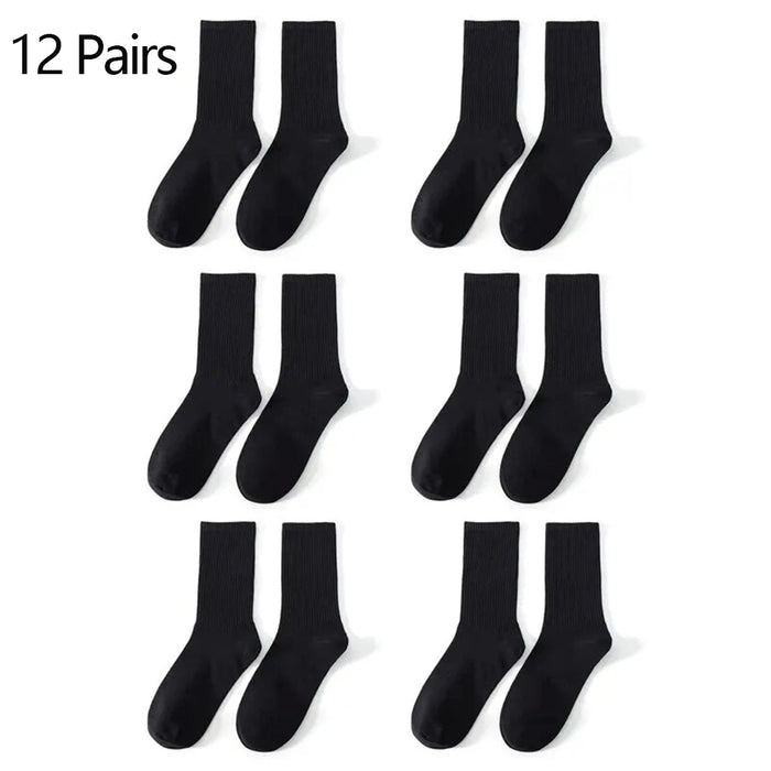 6/12 Pairs Middle Tube Socks For Men  Socks