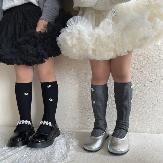Bow Design Kids Simplicity Fashion  Socks