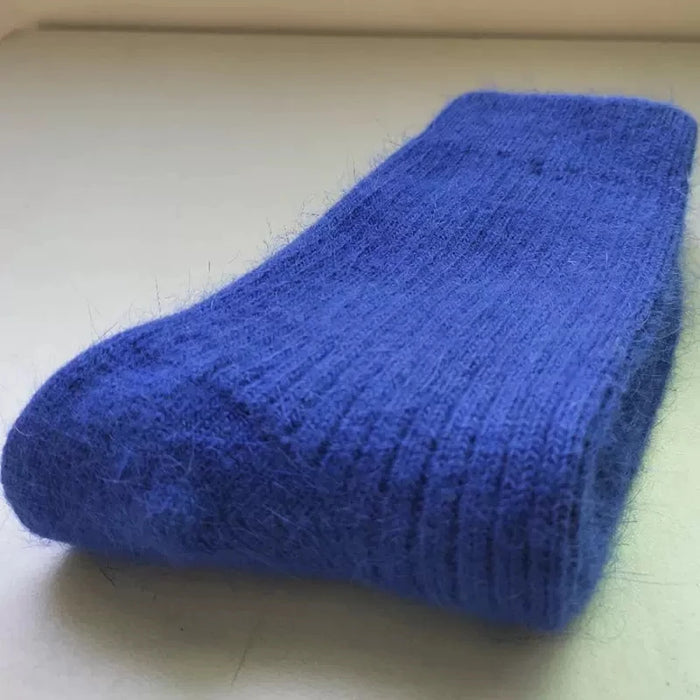 Thickened With Wool Warm Rabbit Hair Socks  Cashmere Stockings