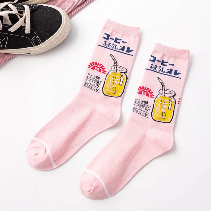 Fashion Streetwear Hip Hop Style Cartoon Socks