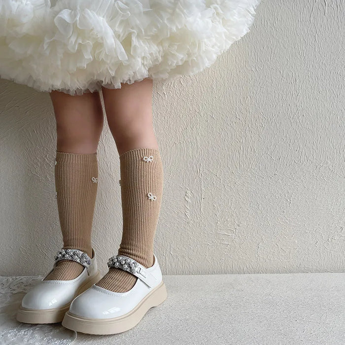 Bow Design Kids Simplicity Fashion  Socks