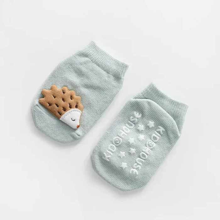 Animal Print Baby Socks Baby Toddler Non-slip Newborn Cotton Socks