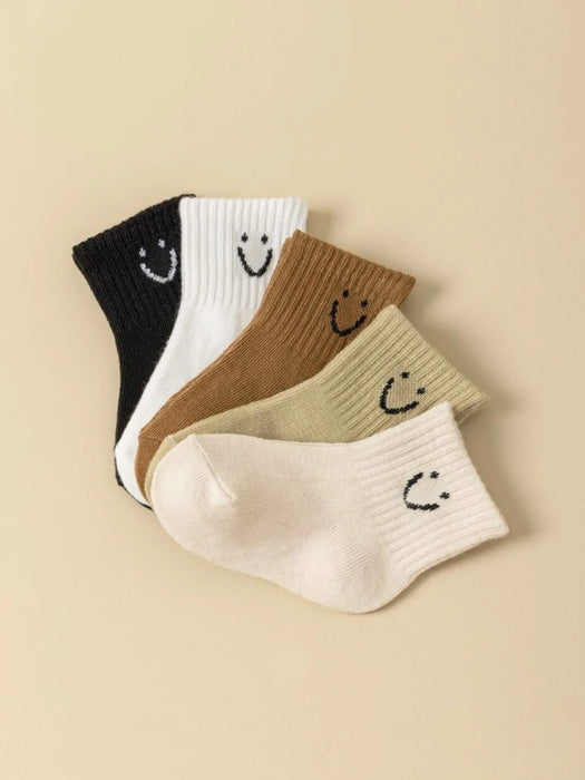 5Pairs Baby Socks Infant Cartoon  Socks For Daily
