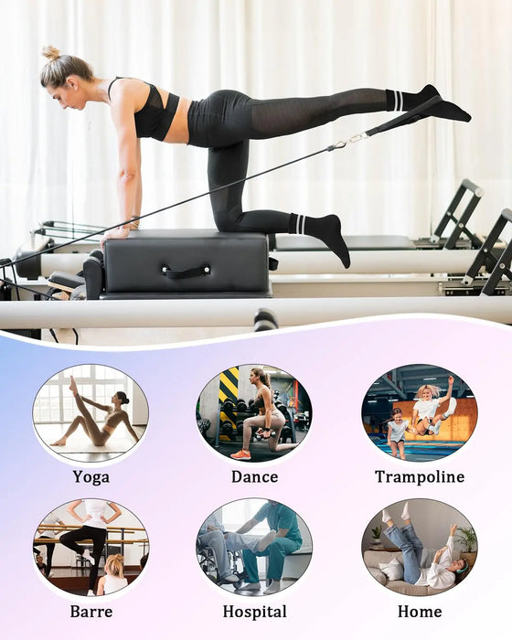 4-6 pairs of women's anti slip grip yoga Pilates ballet socks