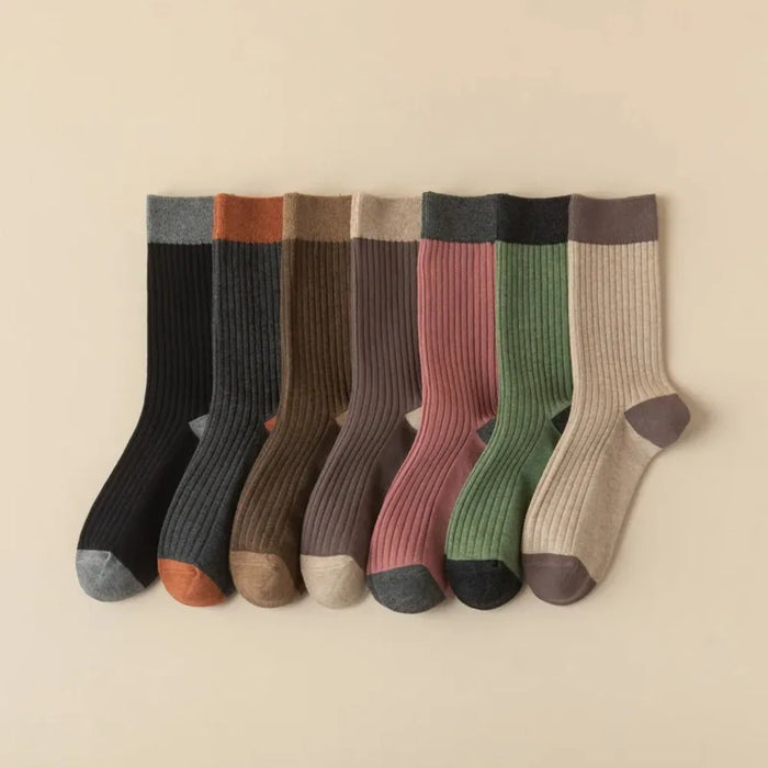 7 Pairs New Women Fashion Vintage Warm Cotton Sock