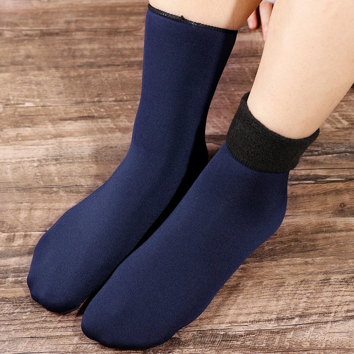 Winter Warm Women Socks Soft Thicken Thermal Plush Socks Girls