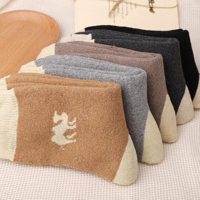 5 Pairs Wool Thickened Winter Sock