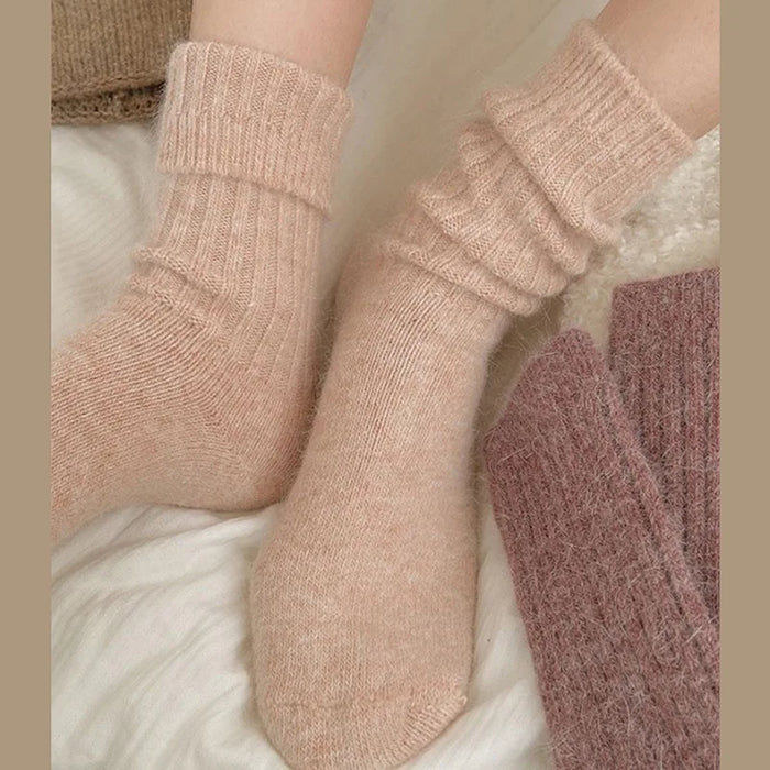 Winter Socks Women Cashmere Wool Thicken Warm Women Socks