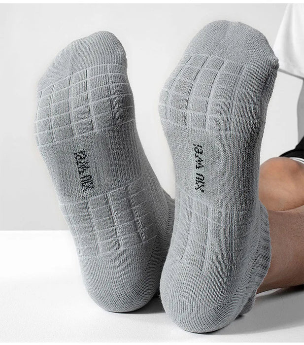 6 Pairs/Lot Men Running Socks Mesh Breathable Thin Sports Socks