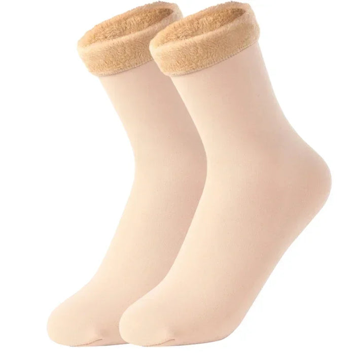 Winter Warm Women Socks Soft Thicken Thermal Plush Socks Girls