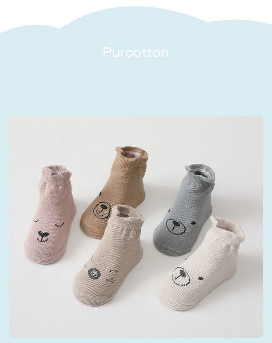 5-pairs-infant-newborn-baby-anti-slip-socks-5colored-bear-print-baby-girl-cotton-socks-solid-autumn-toddler-boys-knee-floor-sock