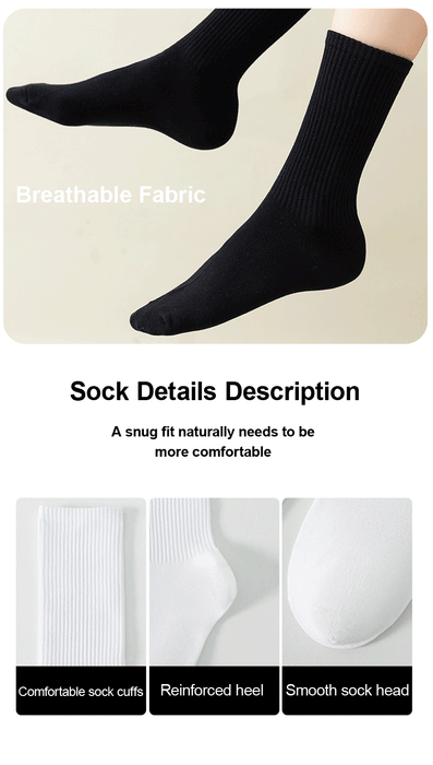 6/12 Pairs Middle Tube Socks For Men  Socks
