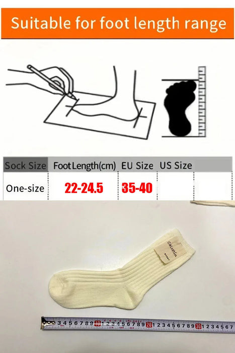 New Winter Fashion Solid Colour Socks