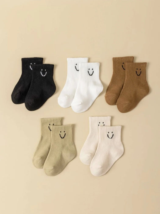 5Pairs Baby Socks Infant Cartoon  Socks For Daily