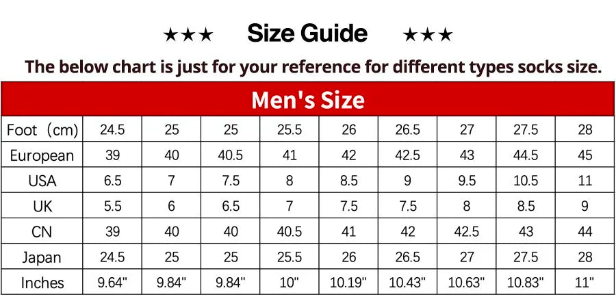 6Pairs Men Socks Breathable Cotton Sports