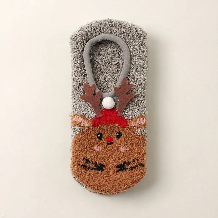 Cute winter grip indoor socks